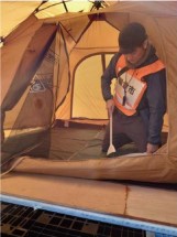 七尾市テント村への職員派遣現地の様子_2