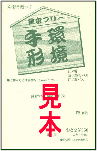 画像：実験用の環境手形
