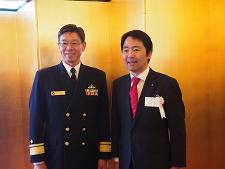 海上自衛隊練習艦隊艦上レセプション